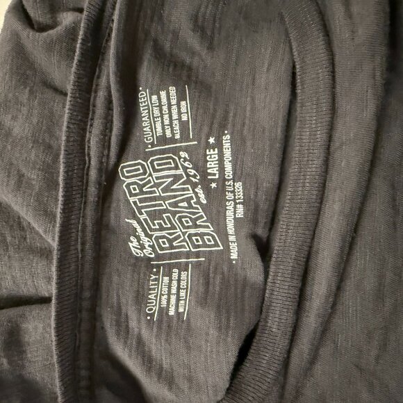 Retro Brand Grey Lightning T Shirt - Picture 3 of 3